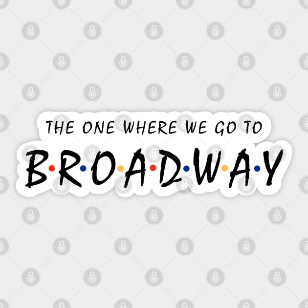 Broadway Lover Gift Sticker by KsuAnn